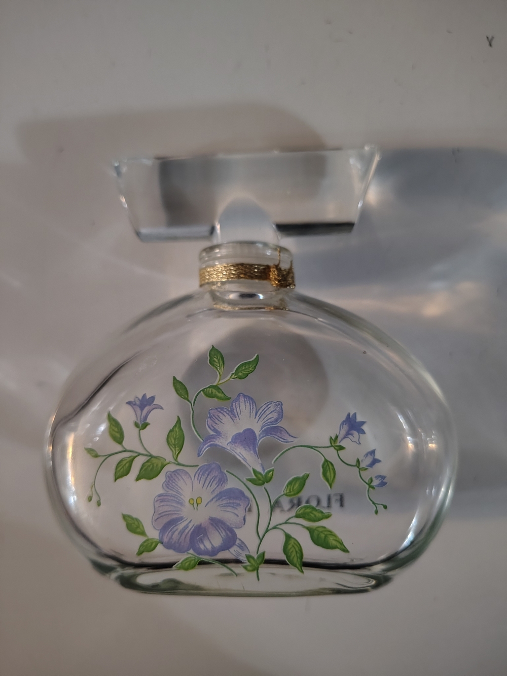 Vintage Flora Danica Royal Copenhagen Swank 2 oz Empty Cologne Bottle Floral